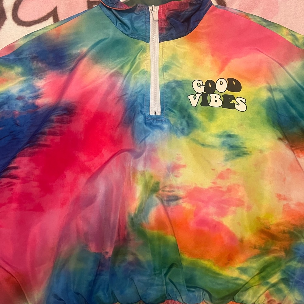 Rue21 Multicolor Tie-Dye Hoodie